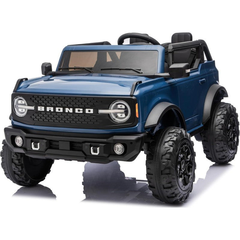 NUOVA Ford Bronco 24V Maxi Suv Fuoristrada 2 Posti Auto Macchina Elettrica per Bambini con Telecomando 0995 – Variante Blu