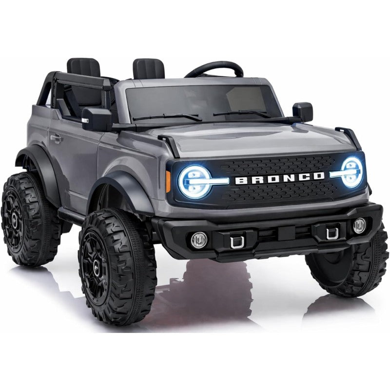 NUOVA Ford Bronco 24V Maxi Suv Fuoristrada 2 Posti Auto Macchina Elettrica per Bambini con Telecomando 0995 – Variante Grigio
