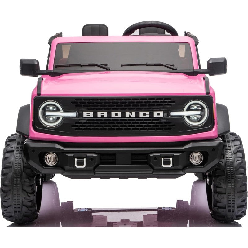 NUOVA Ford Bronco 24V Maxi Suv Fuoristrada 2 Posti Auto Macchina Elettrica per Bambini con Telecomando 0995 – Variante Rosa