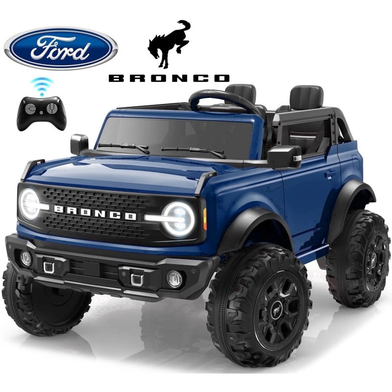 NUOVA Ford Bronco 24V Maxi Suv Fuoristrada 2 Posti Auto Macchina Elettrica per Bambini con Telecomando 0995 - Blu