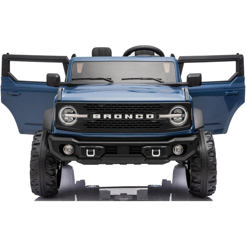 NUOVA Ford Bronco 24V Maxi Suv Fuoristrada 2 Posti Auto Macchina Elettrica per Bambini con Telecomando 0995 – Variante Blu