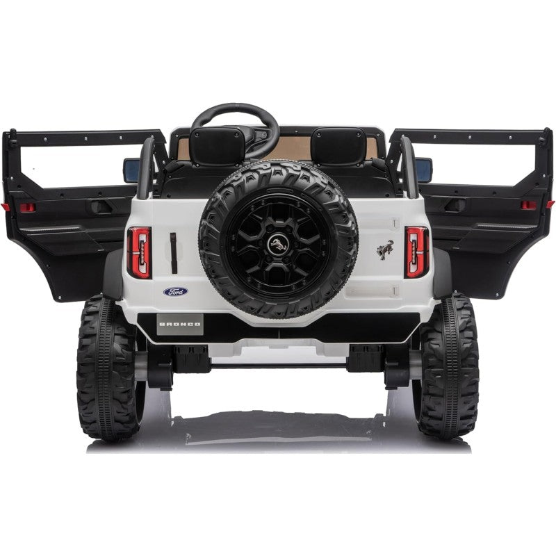 NUOVA Ford Bronco 24V Maxi Suv Fuoristrada 2 Posti Auto Macchina Elettrica per Bambini con Telecomando 0995 – Variante Bianco