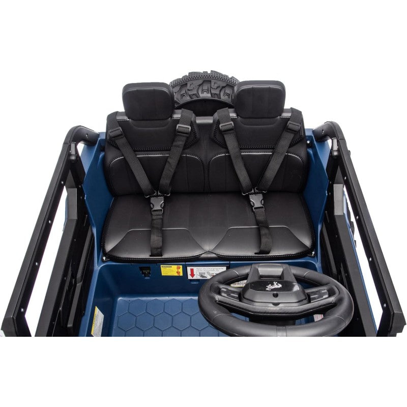 NUOVA Ford Bronco 24V Maxi Suv Fuoristrada 2 Posti Auto Macchina Elettrica per Bambini con Telecomando 0995 – Variante Blu