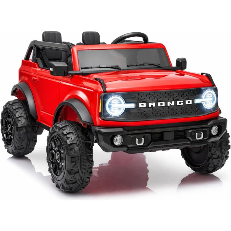 NUOVA Ford Bronco 24V Maxi Suv Fuoristrada 2 Posti Auto Macchina Elettrica per Bambini con Telecomando 0995 – Variante Rosso