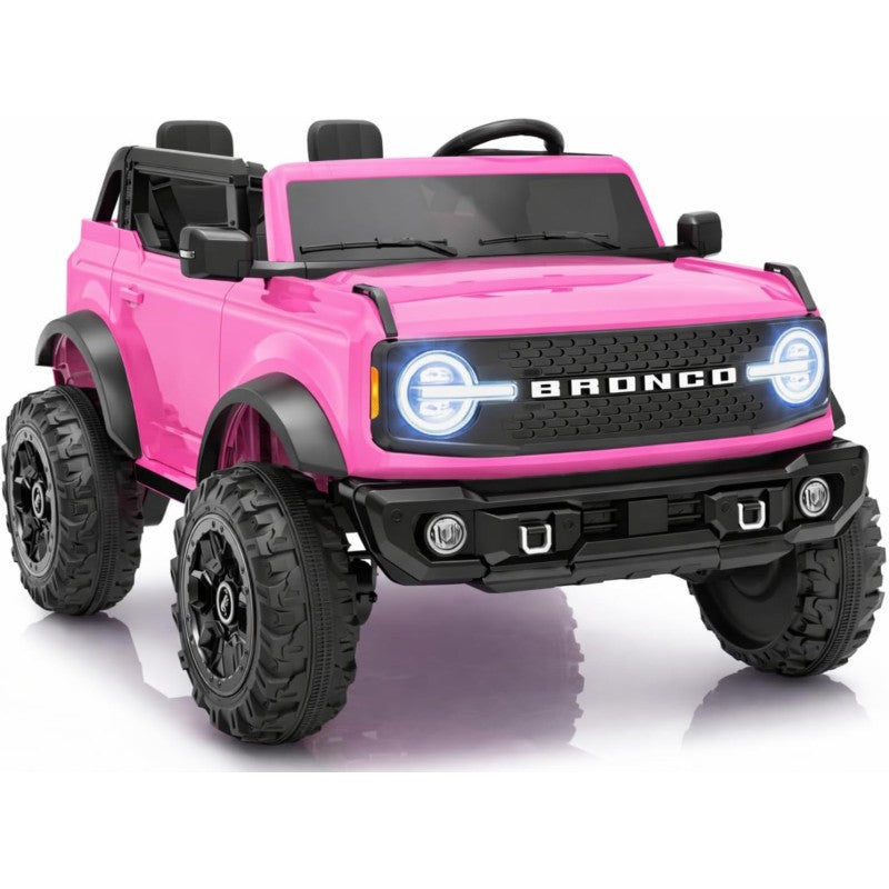 NUOVA Ford Bronco 24V Maxi Suv Fuoristrada 2 Posti Auto Macchina Elettrica per Bambini con Telecomando 0995 – Variante Rosa