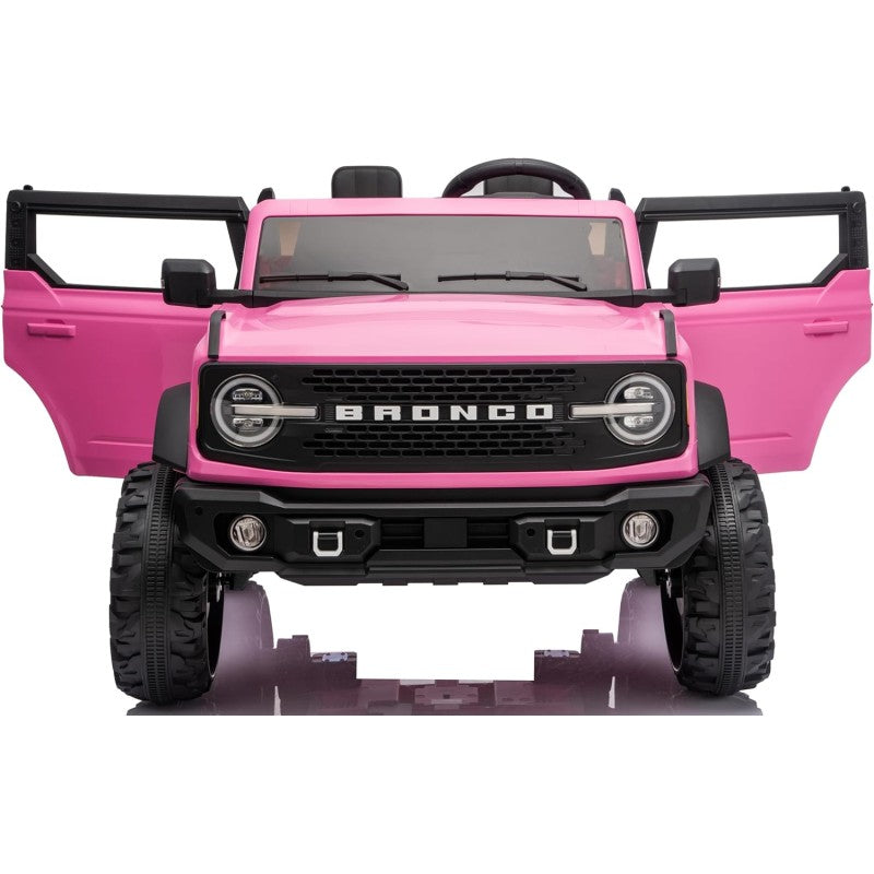 NUOVA Ford Bronco 24V Maxi Suv Fuoristrada 2 Posti Auto Macchina Elettrica per Bambini con Telecomando 0995 – Variante Rosa