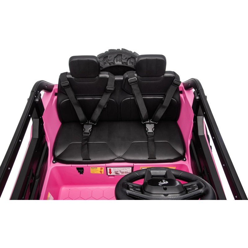 NUOVA Ford Bronco 24V Maxi Suv Fuoristrada 2 Posti Auto Macchina Elettrica per Bambini con Telecomando 0995 – Variante Rosa