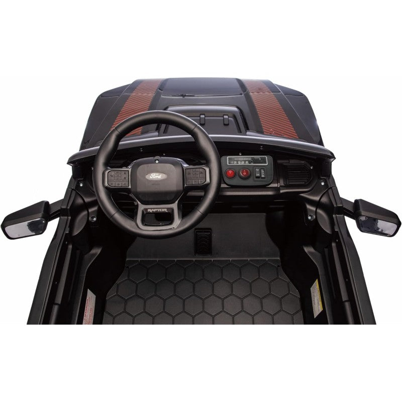 Nuovo Ford F150 Raptor 24V Auto Elettrica Macchina per Bambini Maxi Fuoristrada 2 Posti con Telecomando – Variante Nero
