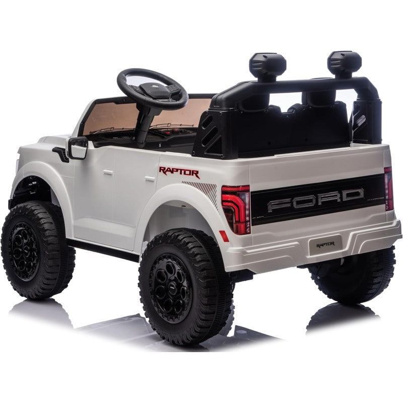 Nuovo Ford F150 Raptor 24V Auto Elettrica Macchina per Bambini Maxi Fuoristrada 2 Posti con Telecomando – Variante Bianco