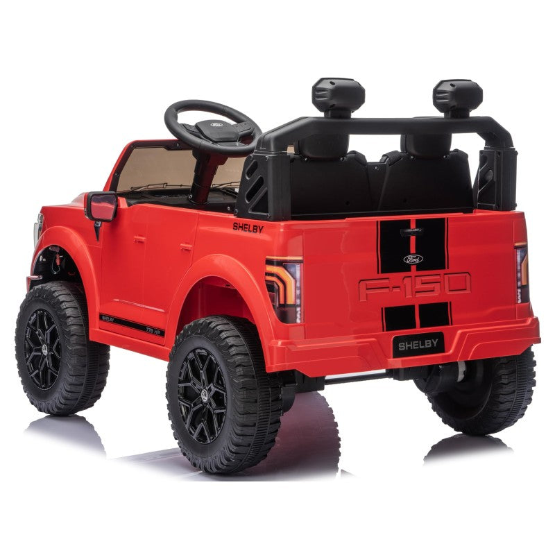 Nuovo Ford F150 Raptor 24V Auto Elettrica Macchina per Bambini Maxi Fuoristrada 2 Posti con Telecomando – Variante Rosso Shelby