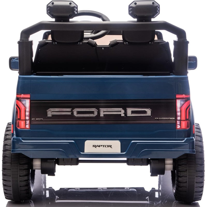 Nuovo Ford F150 Raptor 24V Auto Elettrica Macchina per Bambini Maxi Fuoristrada 2 Posti con Telecomando – Variante Blu