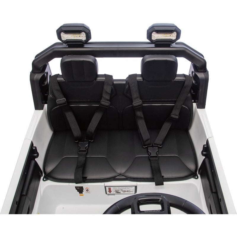 Nuovo Ford F150 Raptor 24V Auto Elettrica Macchina per Bambini Maxi Fuoristrada 2 Posti con Telecomando – Variante Bianco
