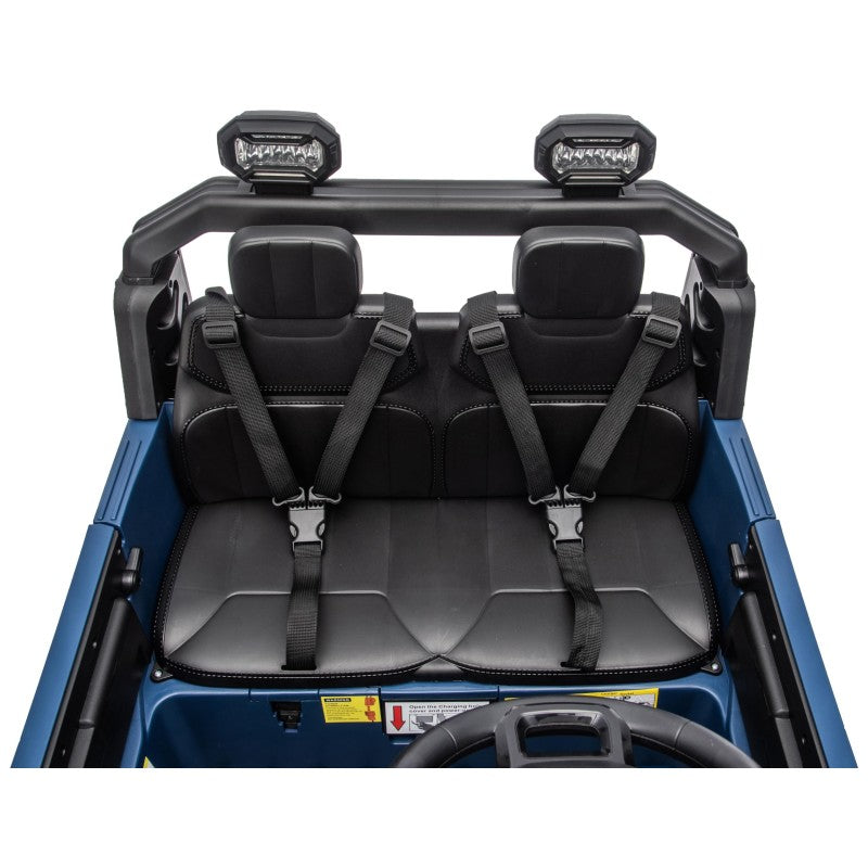 Nuovo Ford F150 Raptor 24V Auto Elettrica Macchina per Bambini Maxi Fuoristrada 2 Posti con Telecomando – Variante Blu Shelby