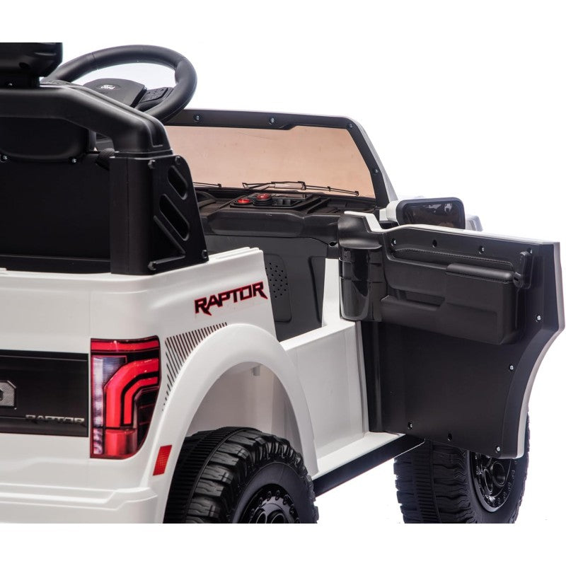 Nuovo Ford F150 Raptor 24V Auto Elettrica Macchina per Bambini Maxi Fuoristrada 2 Posti con Telecomando – Variante Bianco