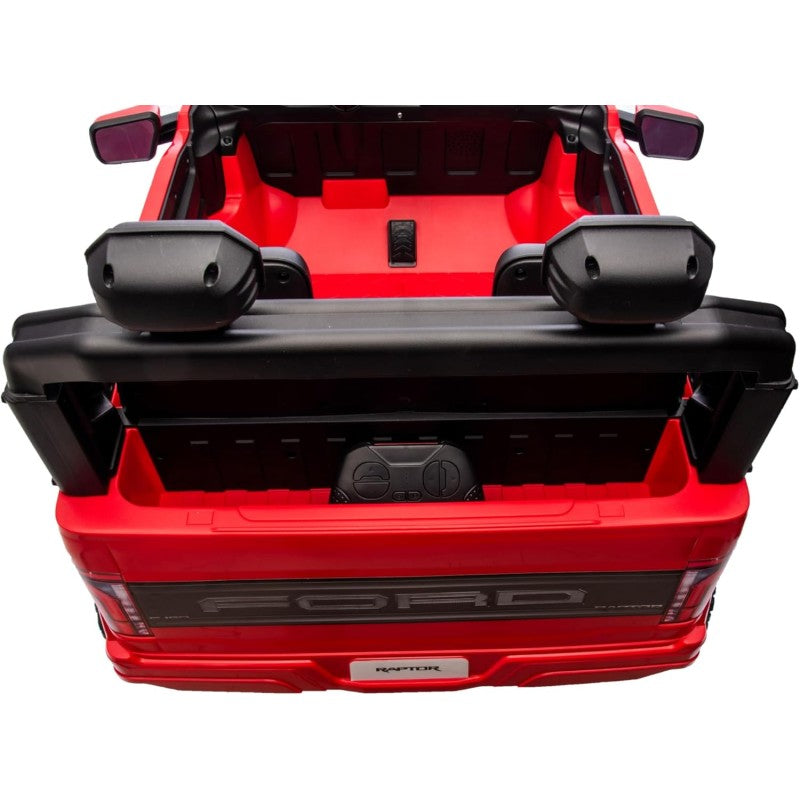 Nuovo Ford F150 Raptor 24V Auto Elettrica Macchina per Bambini Maxi Fuoristrada 2 Posti con Telecomando – Variante Rosso