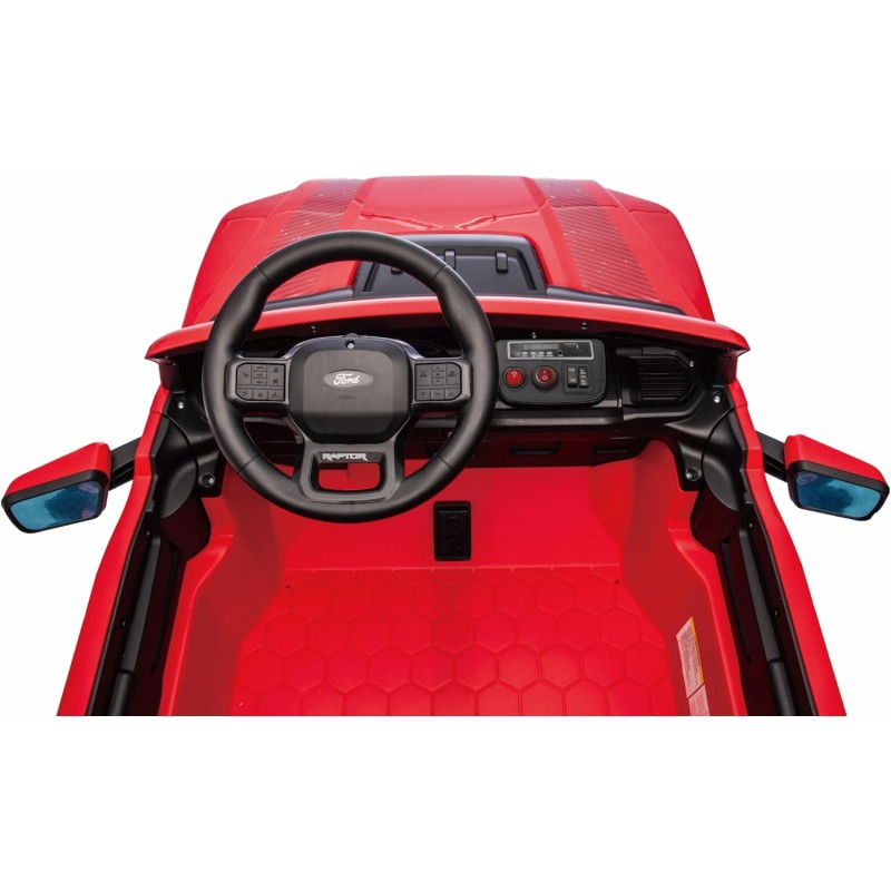 Nuovo Ford F150 Raptor 24V Auto Elettrica Macchina per Bambini Maxi Fuoristrada 2 Posti con Telecomando – Variante Rosso