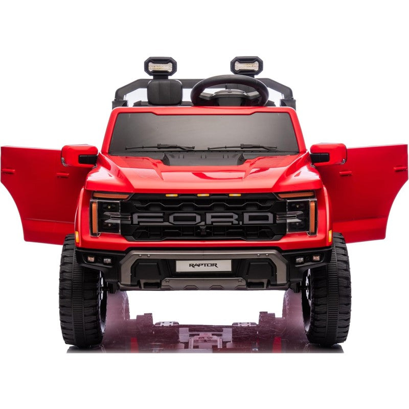 Nuovo Ford F150 Raptor 24V Auto Elettrica Macchina per Bambini Maxi Fuoristrada 2 Posti con Telecomando – Variante Rosso