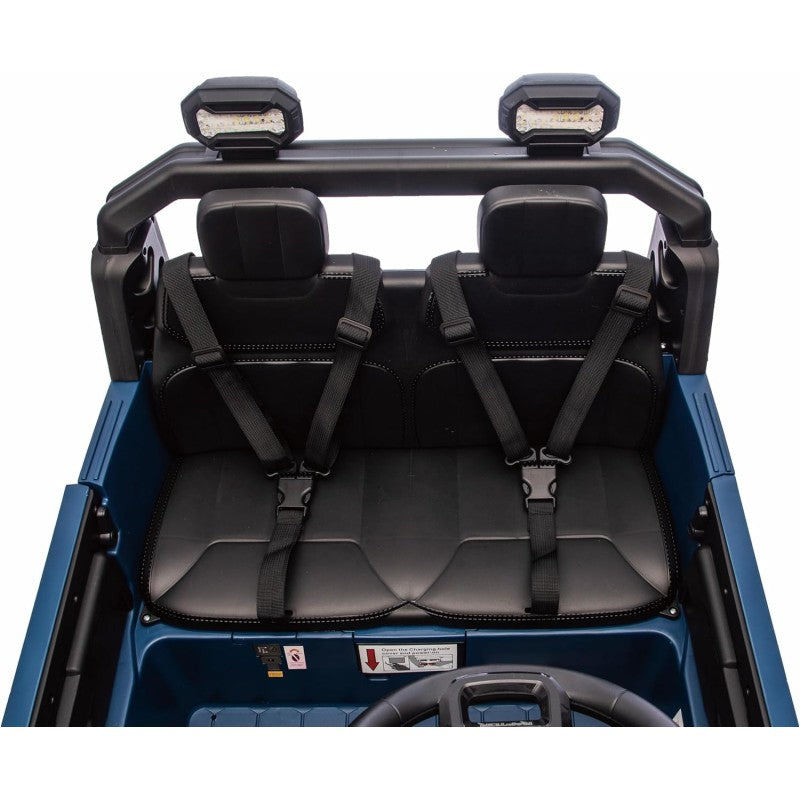 Nuovo Ford F150 Raptor 24V Auto Elettrica Macchina per Bambini Maxi Fuoristrada 2 Posti con Telecomando – Variante Blu