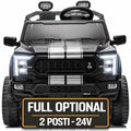 Nuovo Ford F150 Raptor 24V Auto Elettrica Macchina per Bambini Maxi Fuoristrada 2 Posti con Telecomando – Variante Nero Shelby
