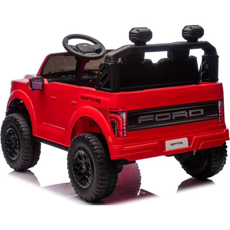 Nuovo Ford F150 Raptor 24V Auto Elettrica Macchina per Bambini Maxi Fuoristrada 2 Posti con Telecomando – Variante Rosso