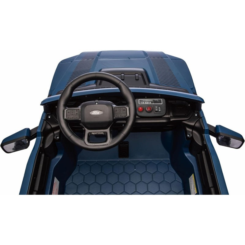Nuovo Ford F150 Raptor 24V Auto Elettrica Macchina per Bambini Maxi Fuoristrada 2 Posti con Telecomando – Variante Blu