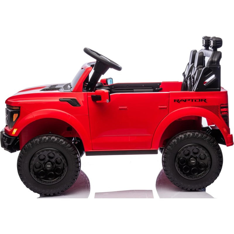 Nuovo Ford F150 Raptor 24V Auto Elettrica Macchina per Bambini Maxi Fuoristrada 2 Posti con Telecomando – Variante Rosso