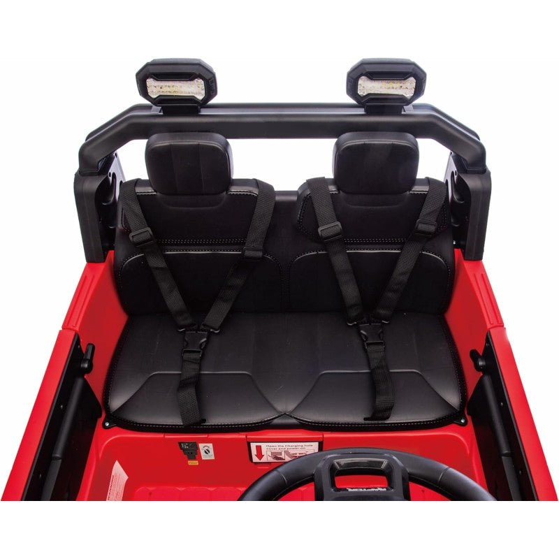 Nuovo Ford F150 Raptor 24V Auto Elettrica Macchina per Bambini Maxi Fuoristrada 2 Posti con Telecomando – Variante Rosso