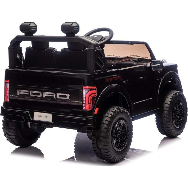 Nuovo Ford F150 Raptor 24V Auto Elettrica Macchina per Bambini Maxi Fuoristrada 2 Posti con Telecomando – Variante Nero