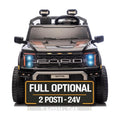Nuovo Ford F150 Raptor 24V Auto Elettrica Macchina per Bambini Maxi Fuoristrada 2 Posti con Telecomando – Variante Nero