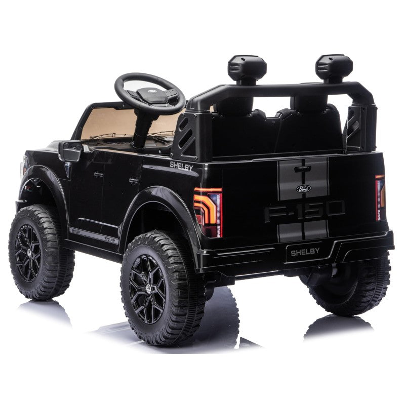 Nuovo Ford F150 Raptor 24V Auto Elettrica Macchina per Bambini Maxi Fuoristrada 2 Posti con Telecomando – Variante Nero Shelby