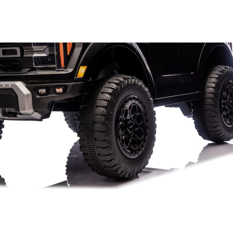 Nuovo Ford F150 Raptor 24V Auto Elettrica Macchina per Bambini Maxi Fuoristrada 2 Posti con Telecomando – Variante Nero