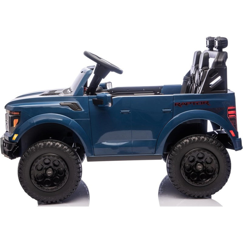 Nuovo Ford F150 Raptor 24V Auto Elettrica Macchina per Bambini Maxi Fuoristrada 2 Posti con Telecomando – Variante Blu