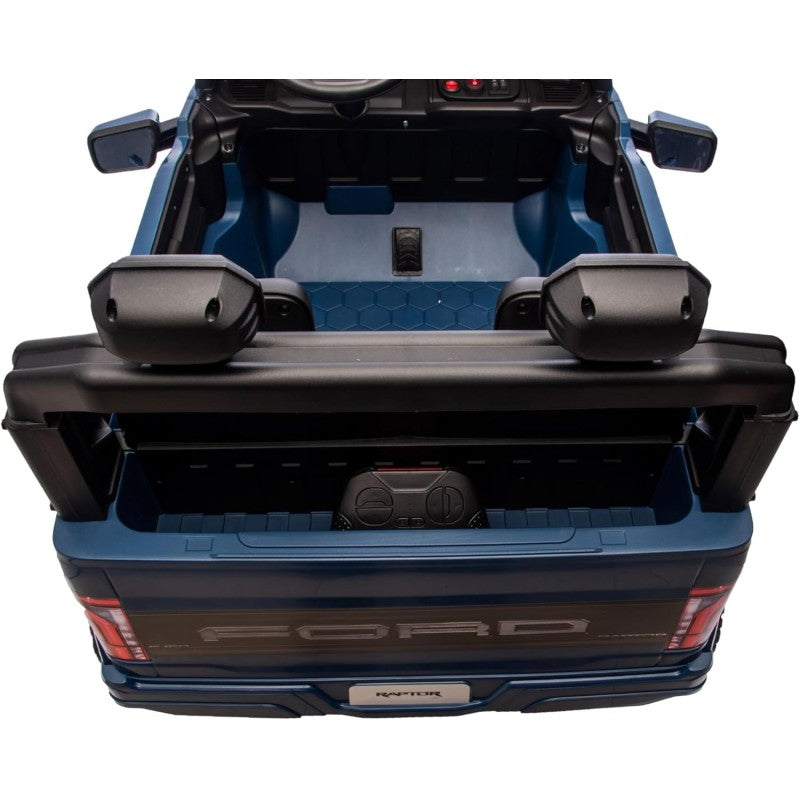 Nuovo Ford F150 Raptor 24V Auto Elettrica Macchina per Bambini Maxi Fuoristrada 2 Posti con Telecomando – Variante Blu