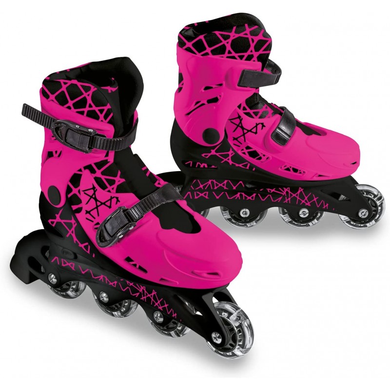 Pattini Rosa Nero Taglia 33-36 28514 Mondo