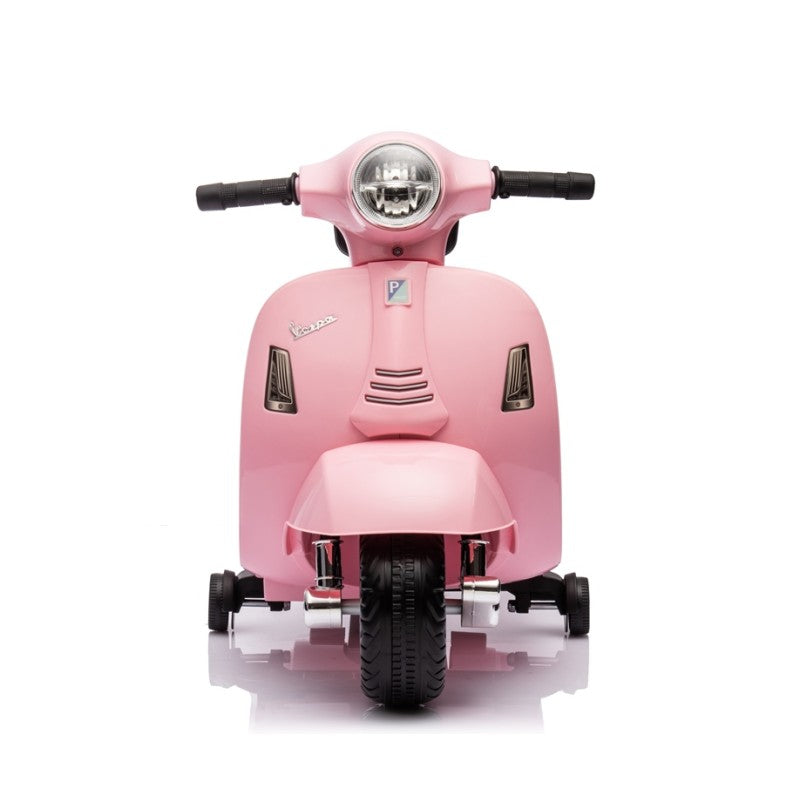 Piaggio Mini Vespa GTS Elettrica per Bambini con Sedile in Pelle Batteria 6Volt – Variante Rosa