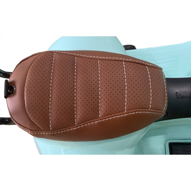 Piaggio Mini Vespa GTS Elettrica per Bambini con Sedile in Pelle Batteria 6Volt – Variante Verde Tiffany