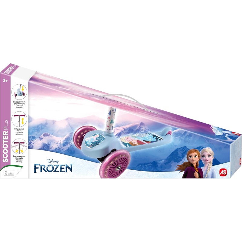 Rocco Giocattoli 20575137 Monopattino Frozen a 3 ruote Twist & Roll
