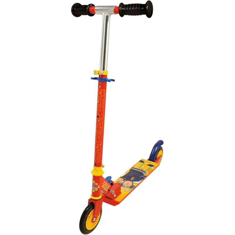 Smoby 7600750350 Monopattino due ruote Sam il Pompiere