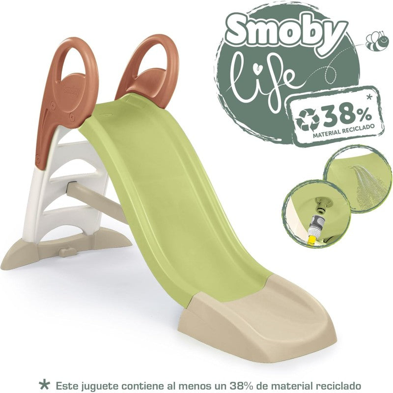 Smoby 7600820510 Scivolo KS Water Fun con plastica riciclata e attacco per acqua lunghezza 1.50 metri