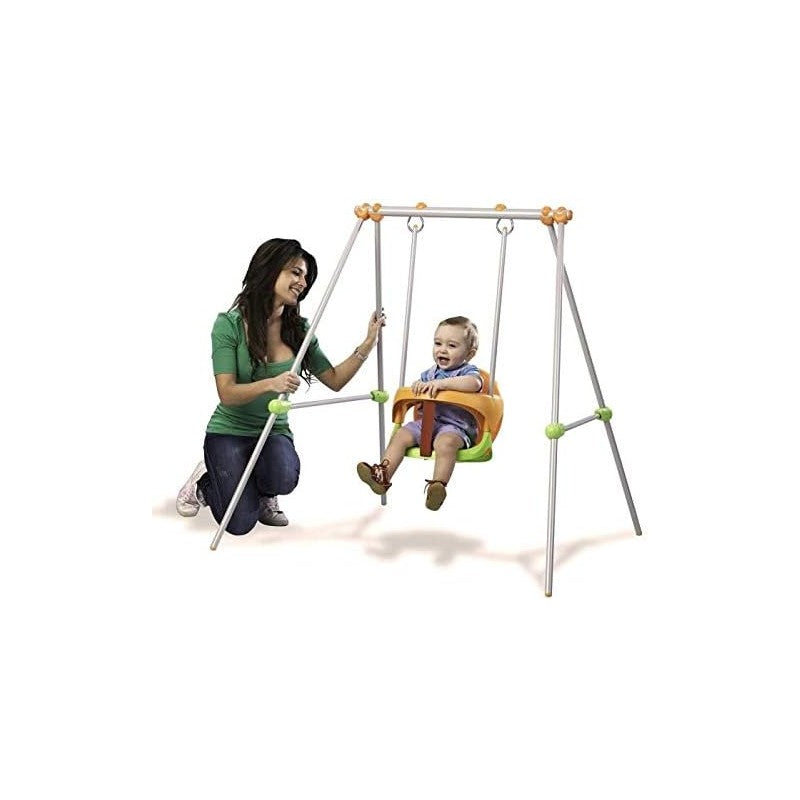 Smoby 7600830305 Dolce Altalena dai 6 mesi con seduta 2in1 alta 1,20m
