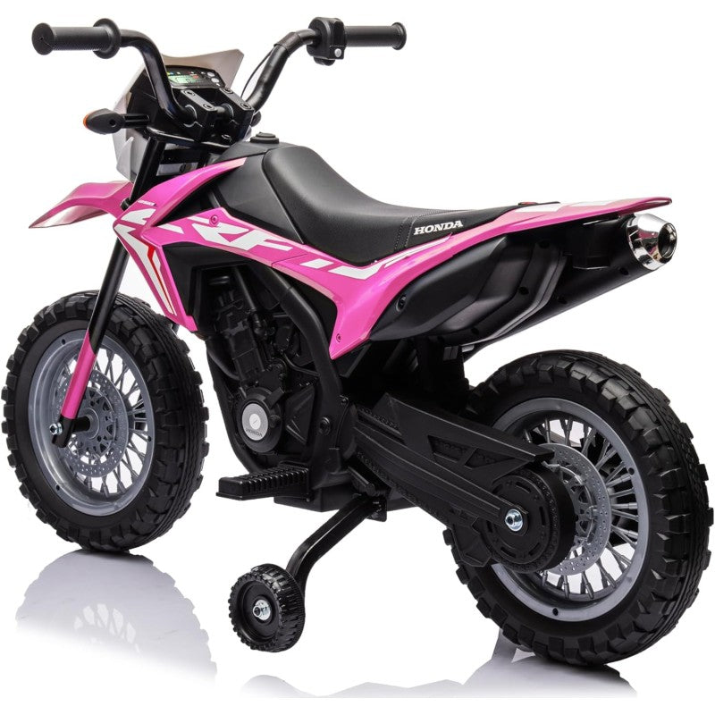 Super Cross Moto Elettrica per bambini 12V con licenza ufficiale Honda – Variante Rosa