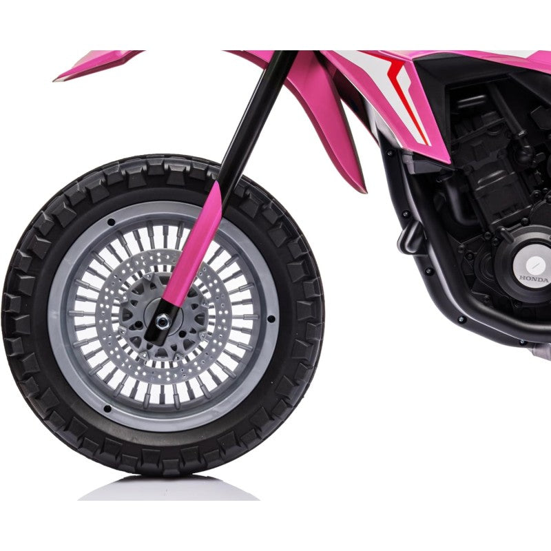 Super Cross Moto Elettrica per bambini 12V con licenza ufficiale Honda – Variante Rosa