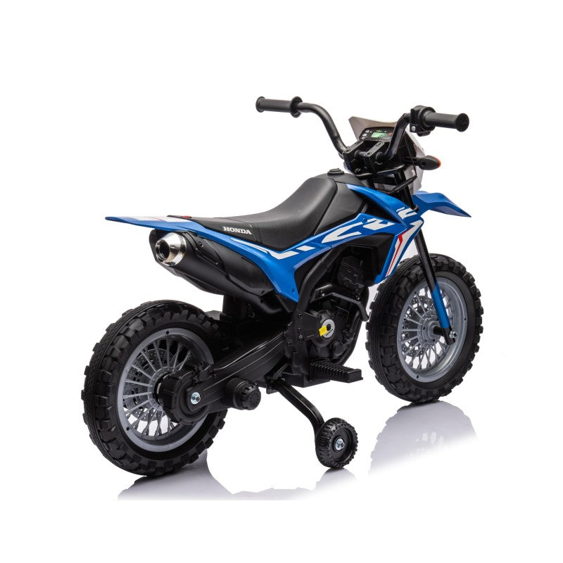Super Cross Moto Elettrica per bambini 12V con licenza ufficiale Honda – Variante Blu
