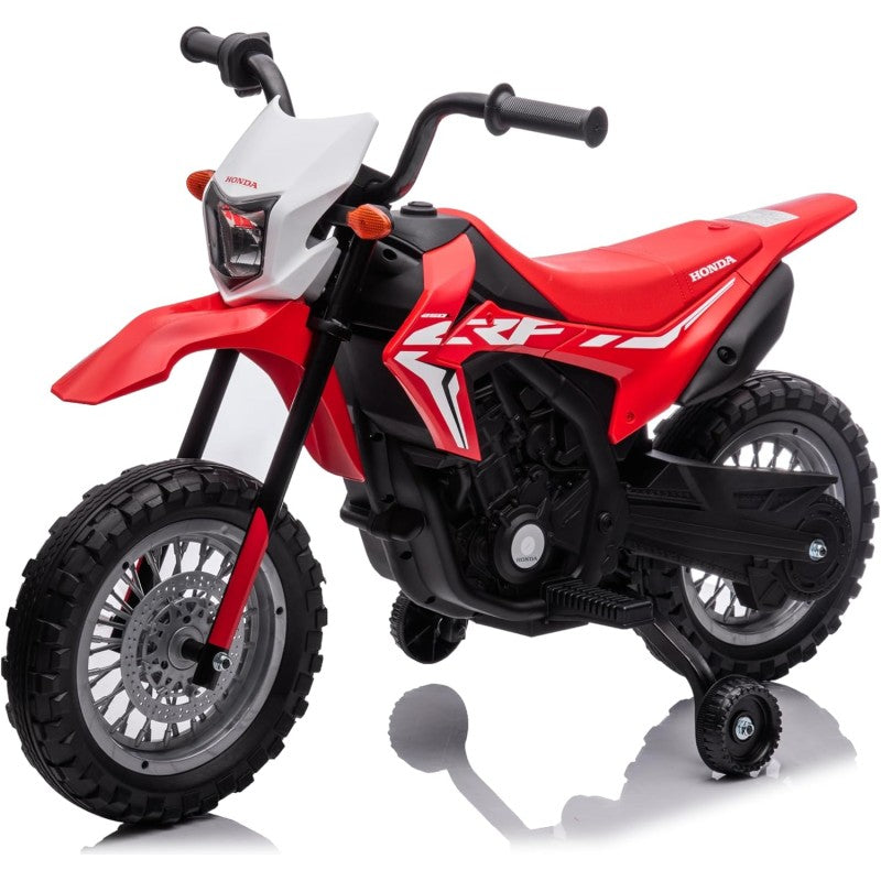 Super Cross Moto Elettrica per bambini 12V con licenza ufficiale Honda - Rosso