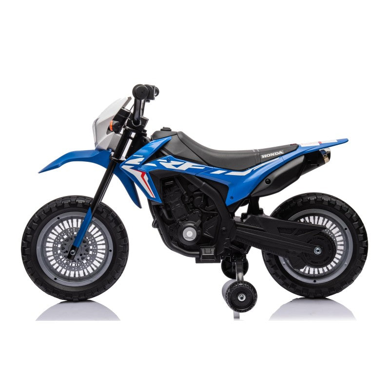 Super Cross Moto Elettrica per bambini 12V con licenza ufficiale Honda – Variante Blu