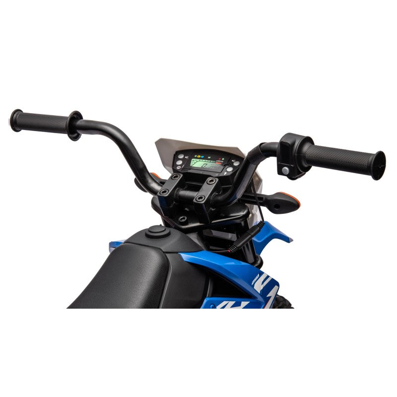 Super Cross Moto Elettrica per bambini 12V con licenza ufficiale Honda – Variante Blu