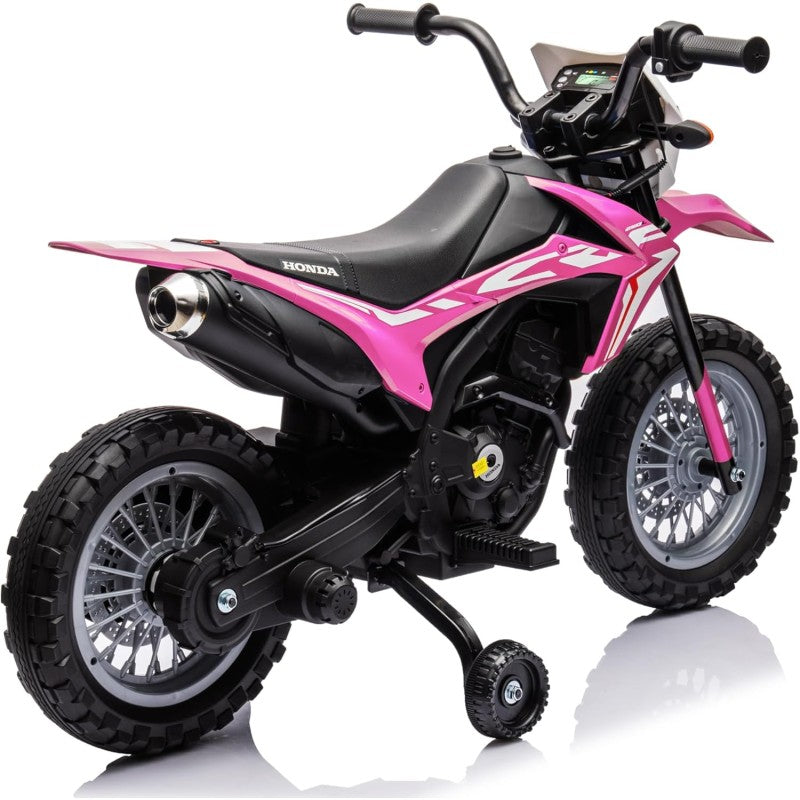 Super Cross Moto Elettrica per bambini 12V con licenza ufficiale Honda – Variante Rosa