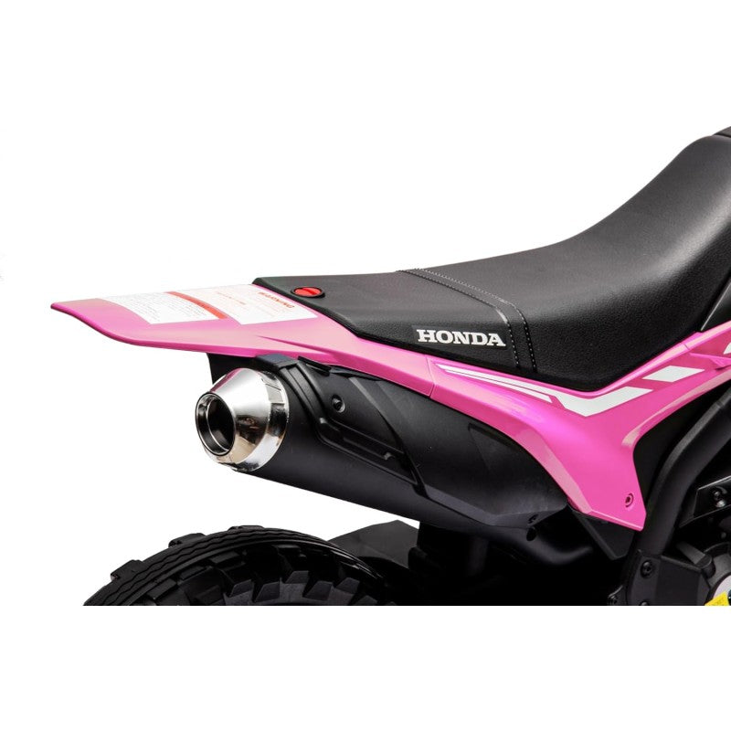 Super Cross Moto Elettrica per bambini 12V con licenza ufficiale Honda – Variante Rosa