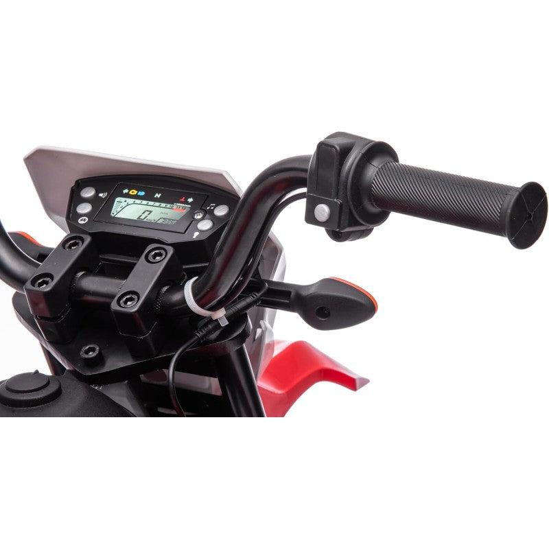 Super Cross Moto Elettrica per bambini 12V con licenza ufficiale Honda – Variante Rosso