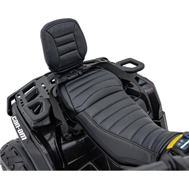 Can-Am Renegade 24V Quad Elettrico per Bambini a 2 Posti ATV con Ruote in Gomma 4 Motori Cinture di Sicurezza – Variante Nero
